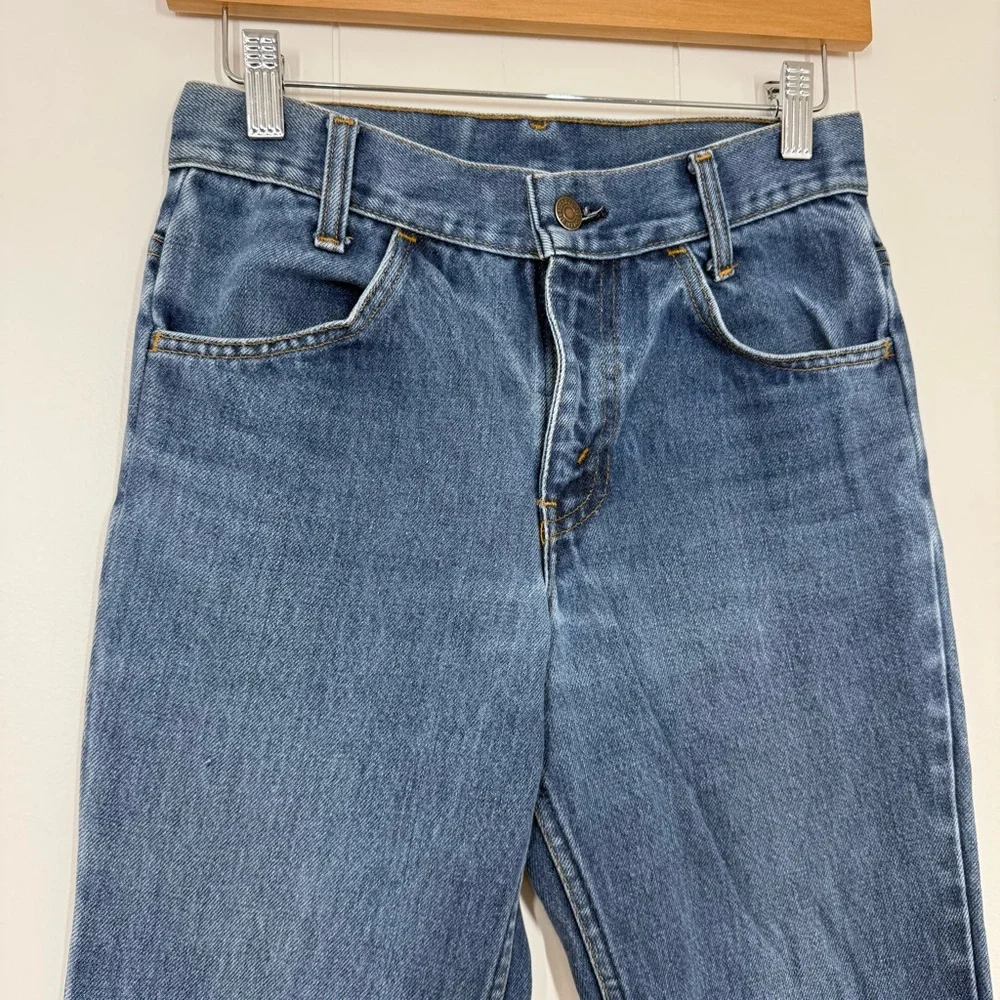 Levi’s Vintage Orange Tab Paper Tag Student Big Bell Flare Jeans - Picture 6 of 15